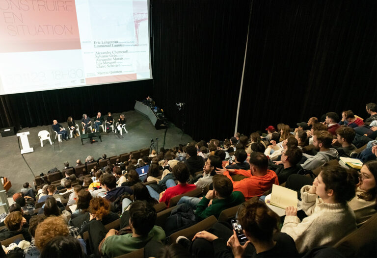 Conférence construire en situation à l'ENSA Nantes